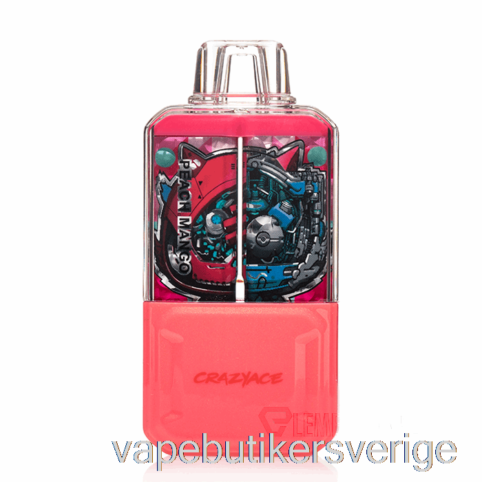 Vape Sverige Crazyace B15000 Persika Mango För Engångsbruk